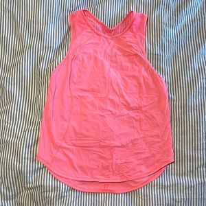 Lululemon Sculpt Tank hot pink size 8